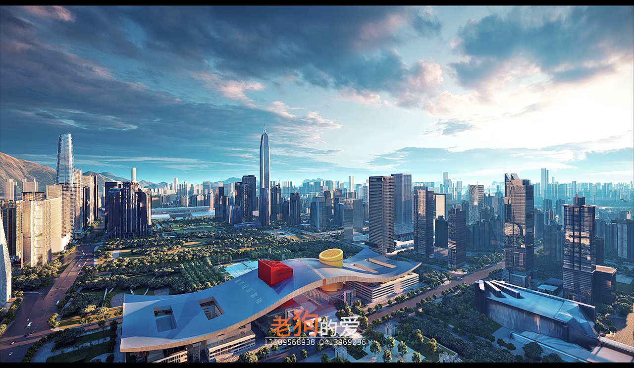 深圳cbd完整版|三维|动画/影视|老狗的爱_原创作品-站酷(zcool)