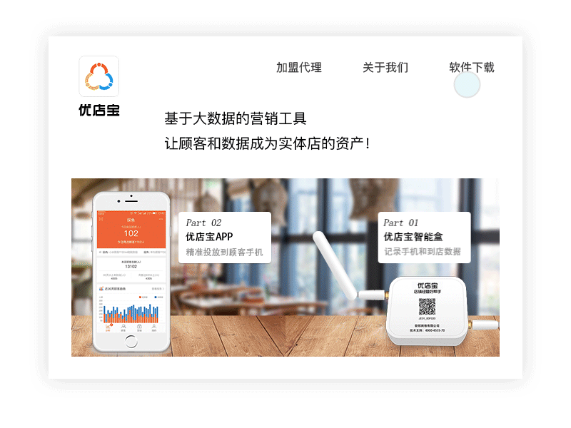 公司最新产品-优店宝（图ZMTI0NTU5NTY4） - 动效设计 - 站酷设计师静时光原创素材 - 站酷ZCOOL
