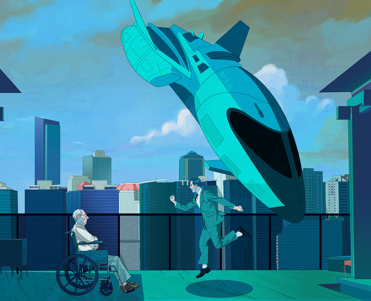 故事插图《穿越》|插画|商业插画|然道人_原创作品-站酷zcool