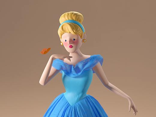 C4D卡通人物模型
