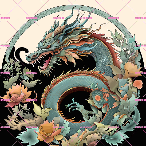 明年龙年，需要关于龙的产品插画滴滴（图ZMzM3MTUzNTg4） - 商业插画 - 站酷设计师WWJ326原创素材 - 站酷ZCOOL