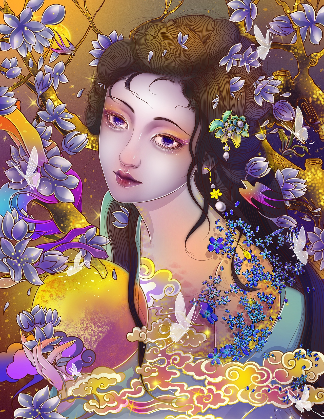 国风古风美人插画合集（图ZMjk4NDY1MDU2） - 商业插画 - 站酷设计师幸媚原创素材 - 站酷ZCOOL