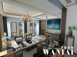 泰安亚特尔·山和院子180㎡别墅新中式装修-张继龙