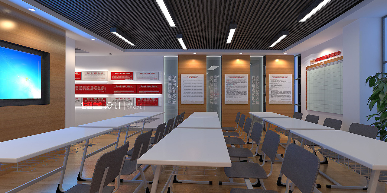 苏州黄桥街道政协之家&青年之家设计（图ZMjkyODI2OTMy） - 展陈设计 - 站酷设计师时差设计原创素材 - 站酷ZCOOL