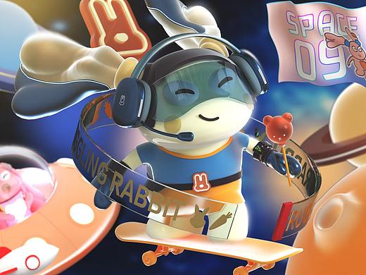 奋斗兔兔不怕困难