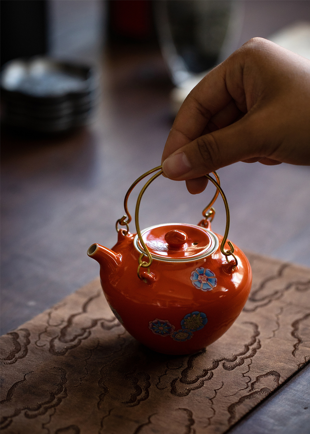 陶瓷泡茶壶/茶具茶具（图ZMjg2NzYzNTMy） - 产品摄影 - 站酷设计师五七六三原创素材 - 站酷ZCOOL