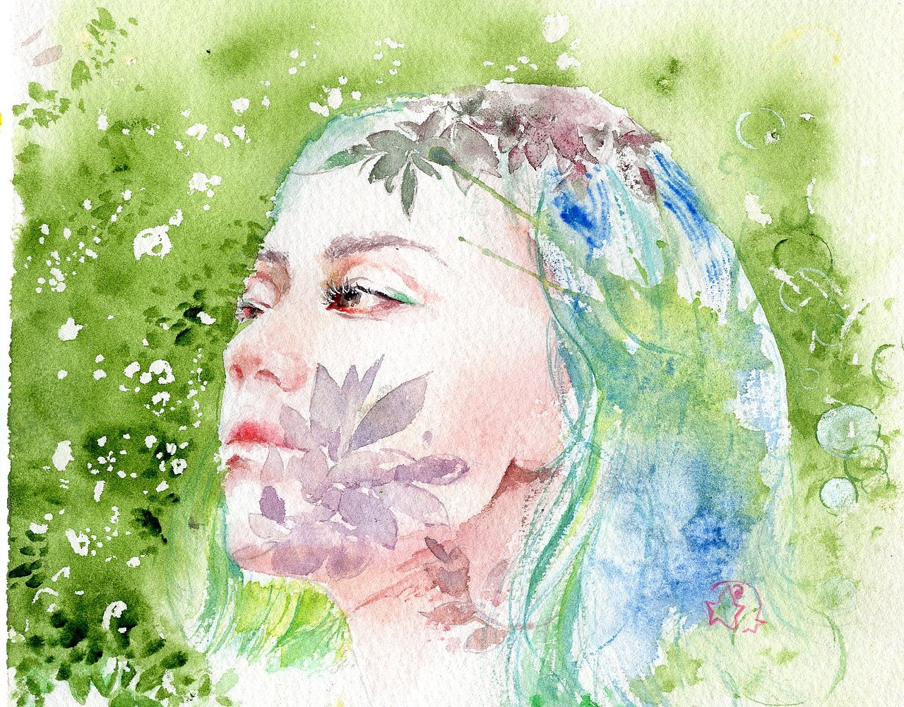 水彩人物肖像合集 和自己的碎碎念（图ZODk0MDQ2MjQ=） - 绘画 - 站酷设计师行鱼xy原创素材 - 站酷ZCOOL