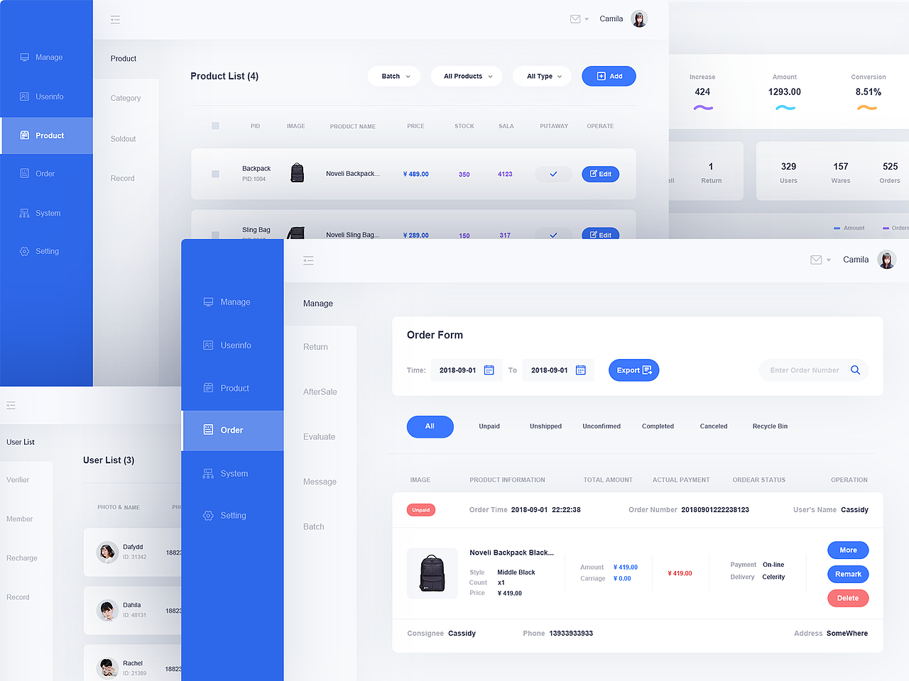 简洁 大数据 后台管理（图ZMjA3Nzg4MzQ0） - 软件界面 - 站酷设计师铸剑神原创素材 - 站酷ZCOOL