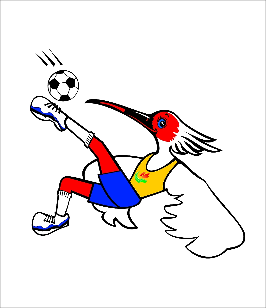 中华人民共和国第四届城市运动会吉祥物"庆庆"