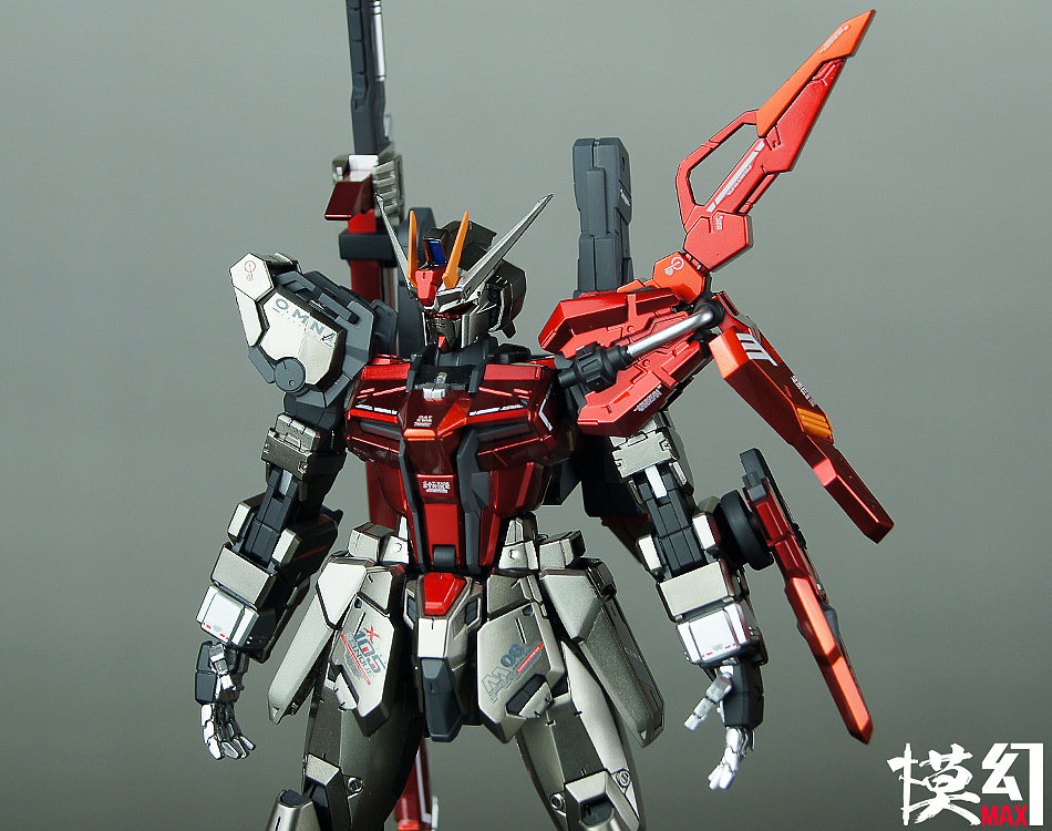 mg 剑装强袭高达(龙桃子) 伪电镀版