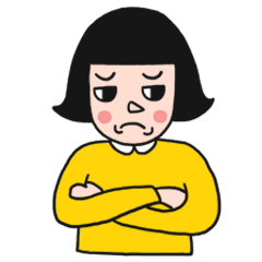 尖鼻头小姐（图ZNTE1MDkwMjA=） - 网络表情 - 站酷设计师骨钙钙原创素材 - 站酷ZCOOL