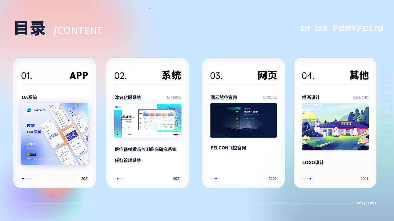 2019~2021年作品集