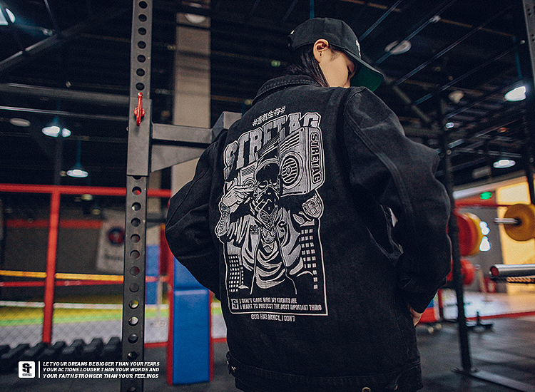 原创潮牌STRETAG“适者生存”牛仔夹克（图ZMTAyODQ2NTQ0） - 休闲/流行服饰 - 站酷设计师STRETAG思锐泰格原创素材 - 站酷ZCOOL