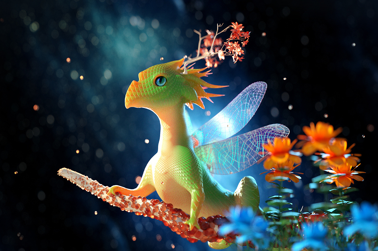 小精灵场景渲染