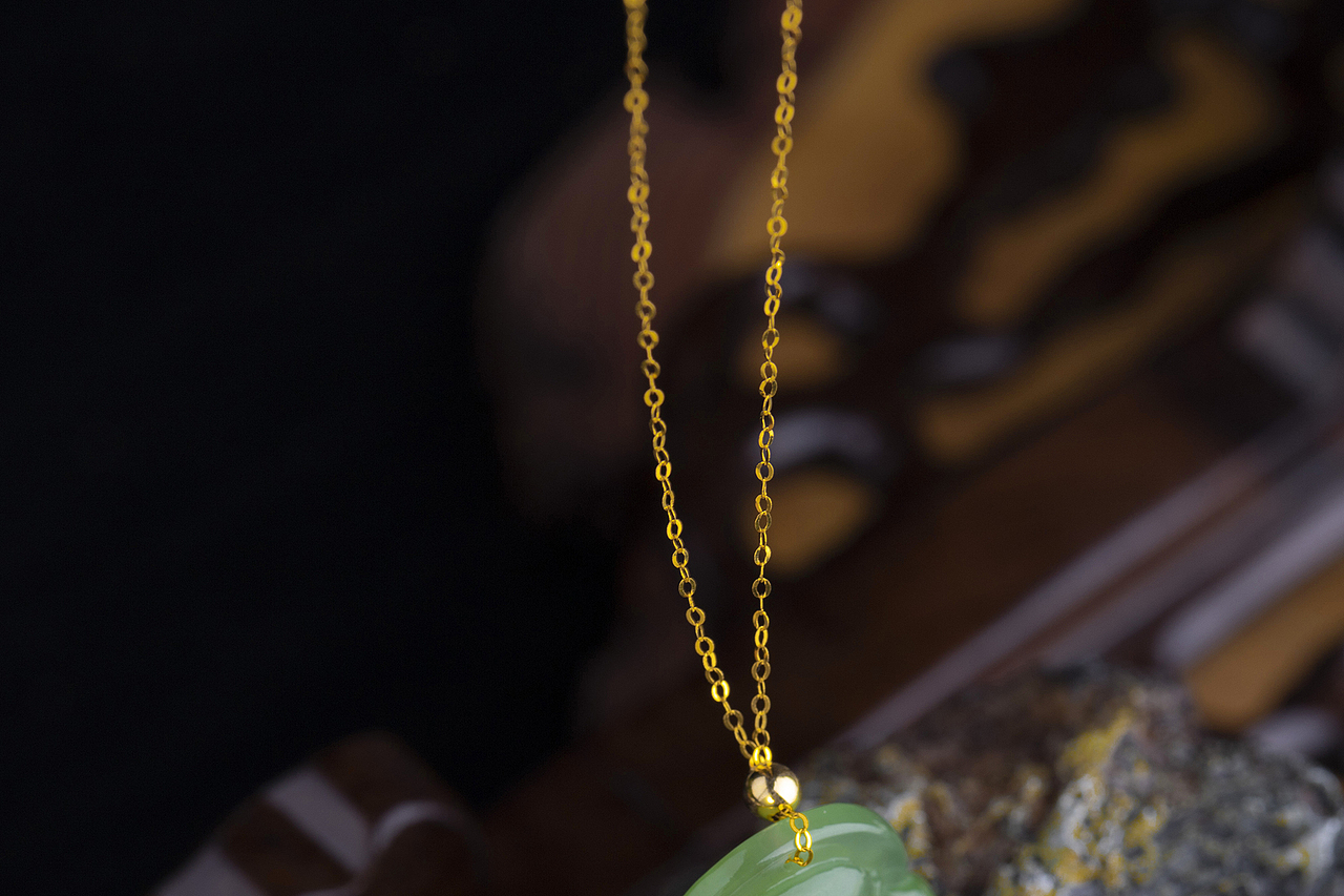 碧玉金镶玉弥勒佛