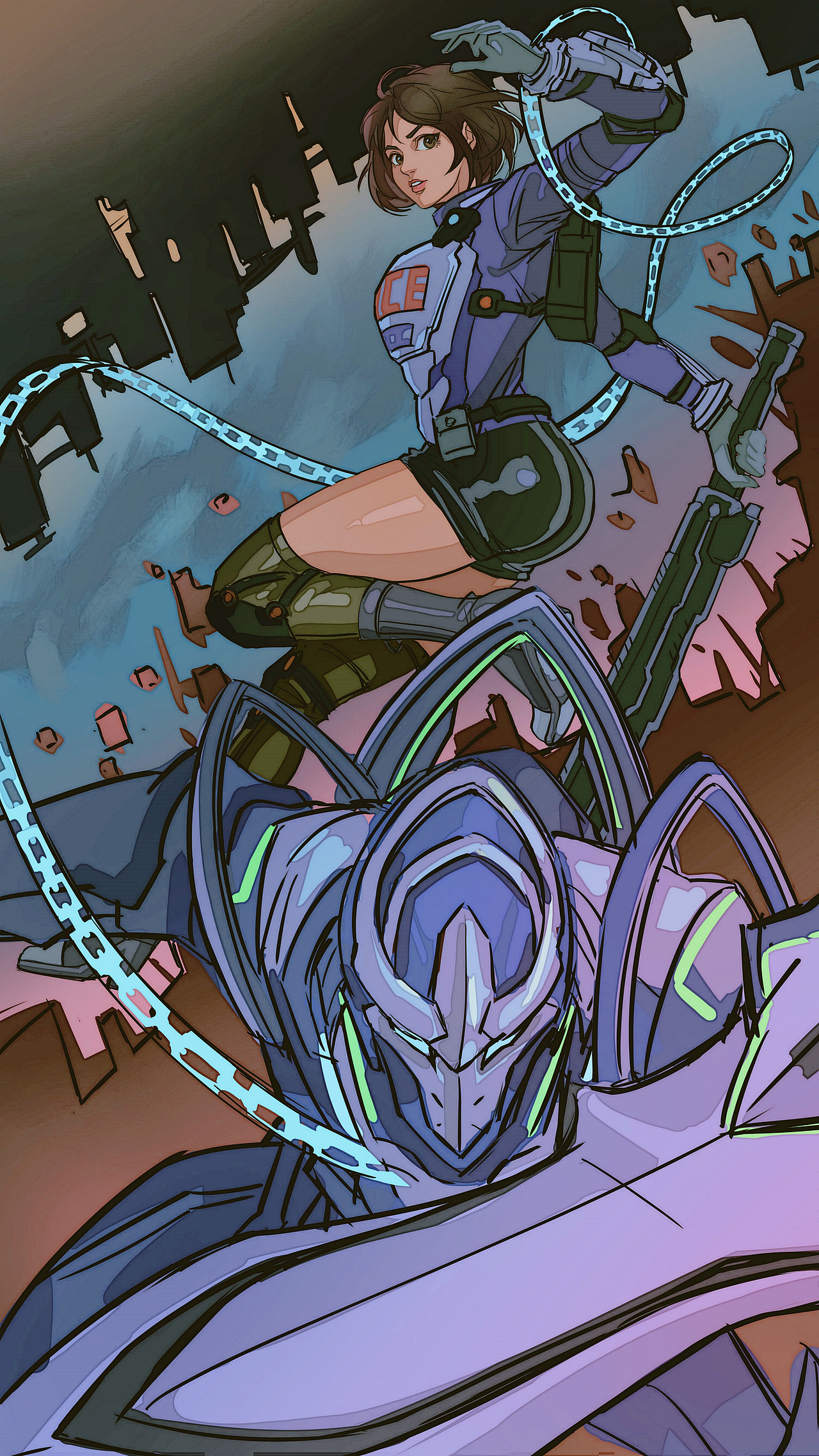 异界锁链（图ZMjQ0MTU5ODc2） - 创作习作 - 站酷设计师贺小哼Hal原创素材 - 站酷ZCOOL