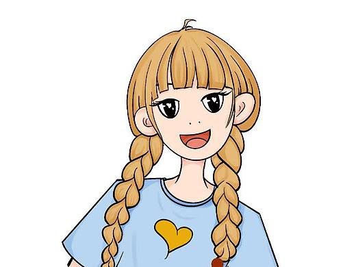 元气少女（个人主页-ZNTg4Mzg3ODA=） - 创作习作 - 站酷设计师布拉格画画原创素材 - 站酷ZCOOL