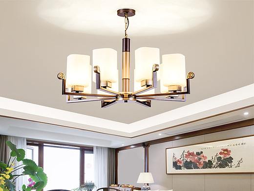 新中式灯具详情（个人主页-ZMzc3NzkxNjQ=） - 电商 - 站酷设计师细雨挽轻裳原创素材 - 站酷ZCOOL