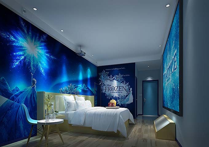 郑州电影主题酒店装修设计公司案例