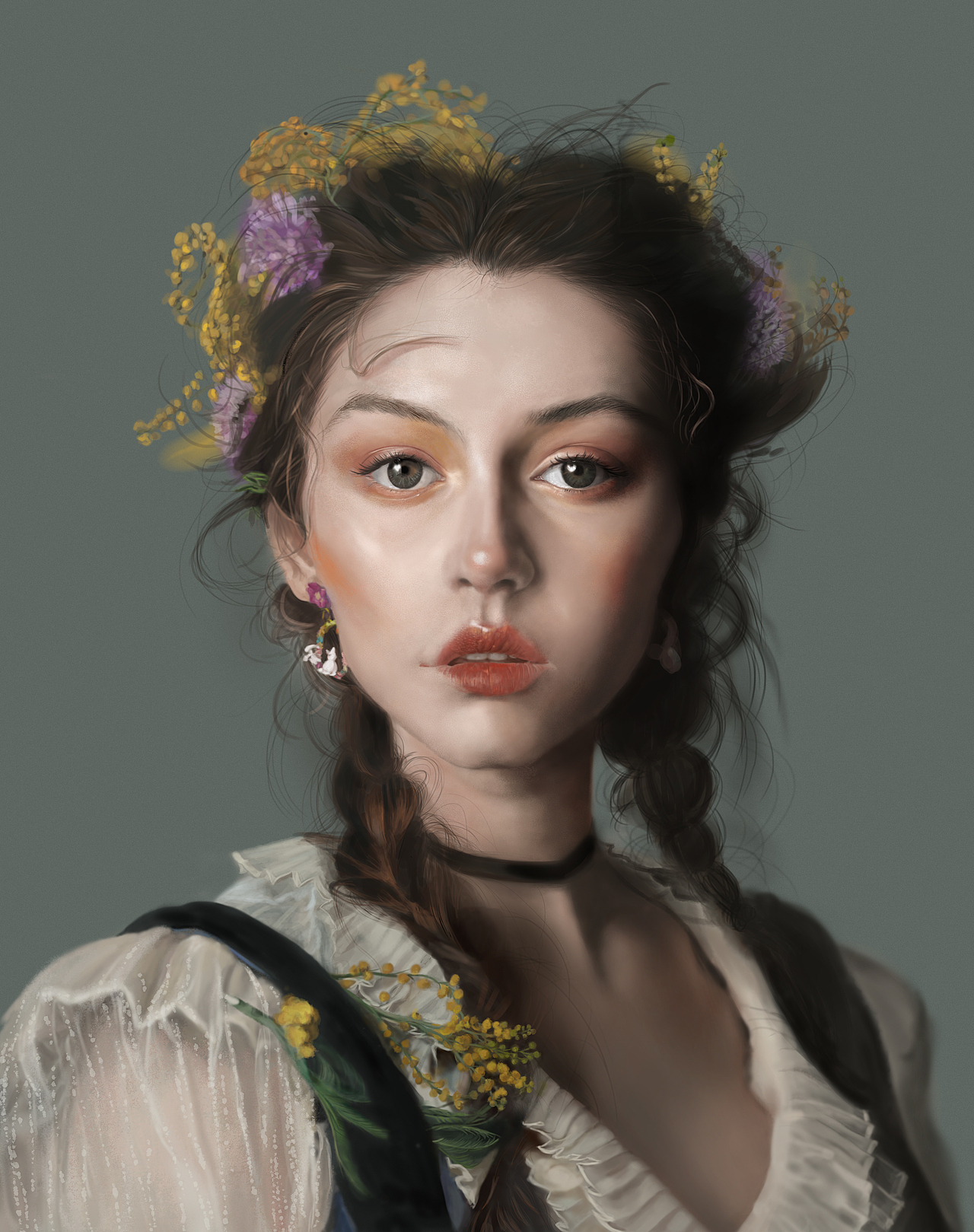 人像手绘（图ZMjk0NzIyMTY4） - 艺术插画 - 站酷设计师mor_芷原创素材 - 站酷ZCOOL