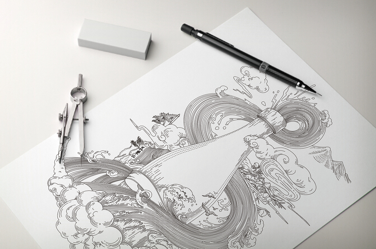 参考大师做的包装