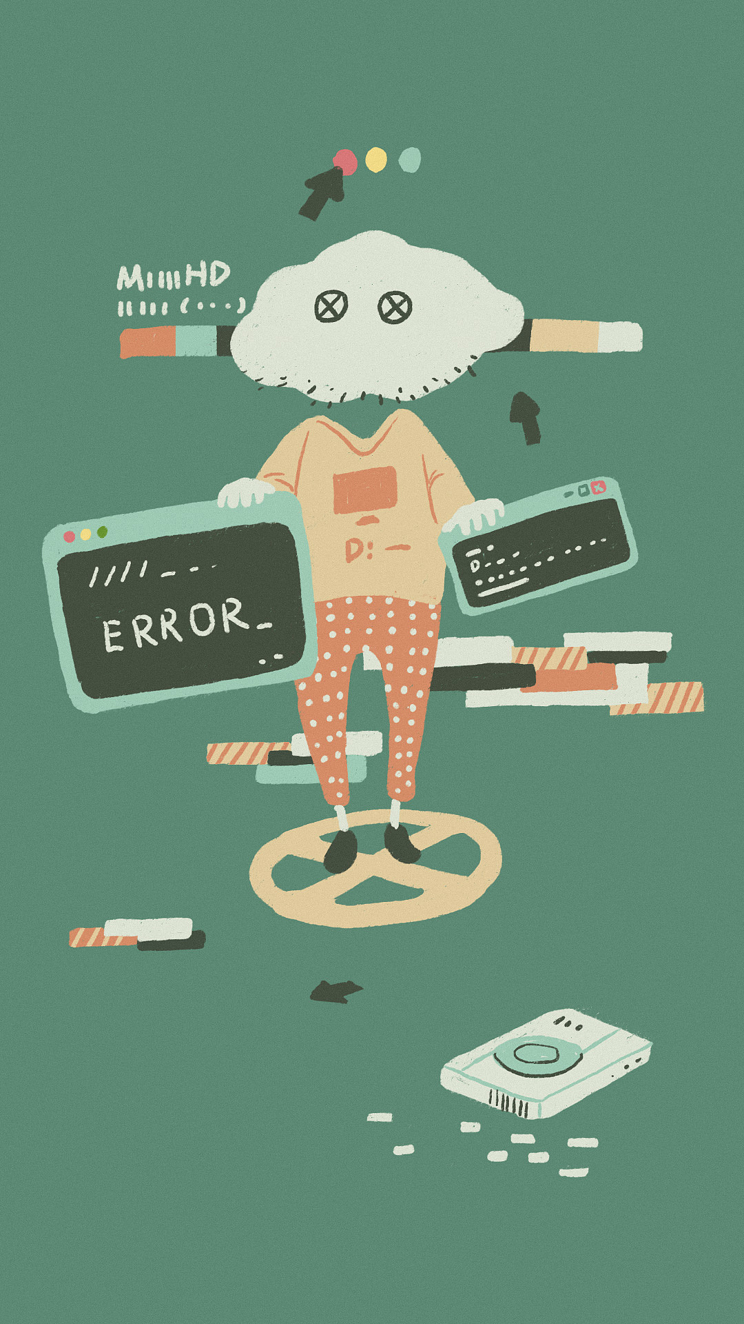 乌云男青年的插画日记