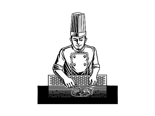 “升肴”牛肉铁板烧 品牌人物形象设计