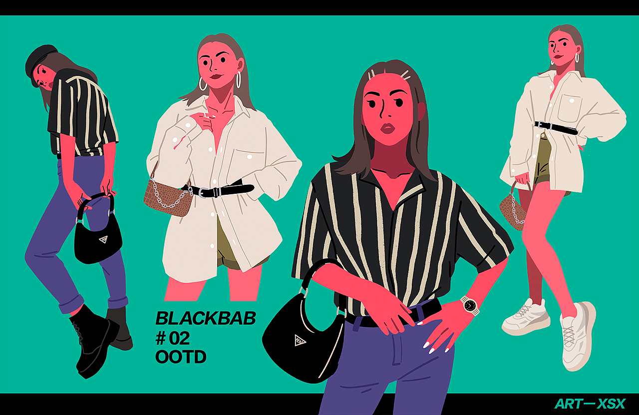 OOTD插画合集