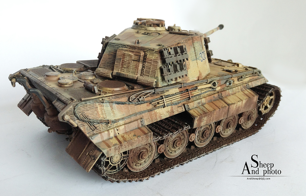 亨舍尔-虎王，三色沙漠迷彩，金属炮管履带PE（图ZMTUwMzc2NDg=） - 手办/模玩 - 站酷设计师yyy70751140原创素材 - 站酷ZCOOL