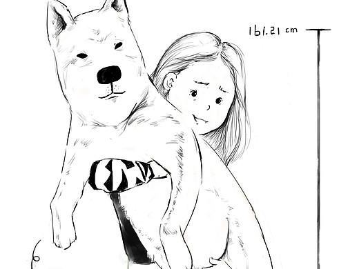 秋田肖九郎&姐姐（个人主页-ZNDAzNDI5OTI=） - 创作习作 - 站酷设计师滚滚大王原创素材 - 站酷ZCOOL