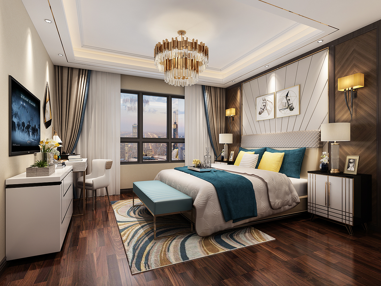 后现代家装效果图案例欣赏（图ZMTkyOTM0MzA4） - 家装设计 - 站酷设计师Z69056146原创素材 - 站酷ZCOOL