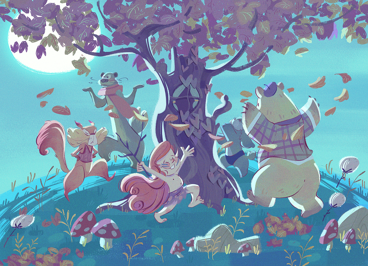 色调示范（图ZMjUzMjI0NTgw） - 商业插画 - 站酷设计师长秧原创素材 - 站酷ZCOOL