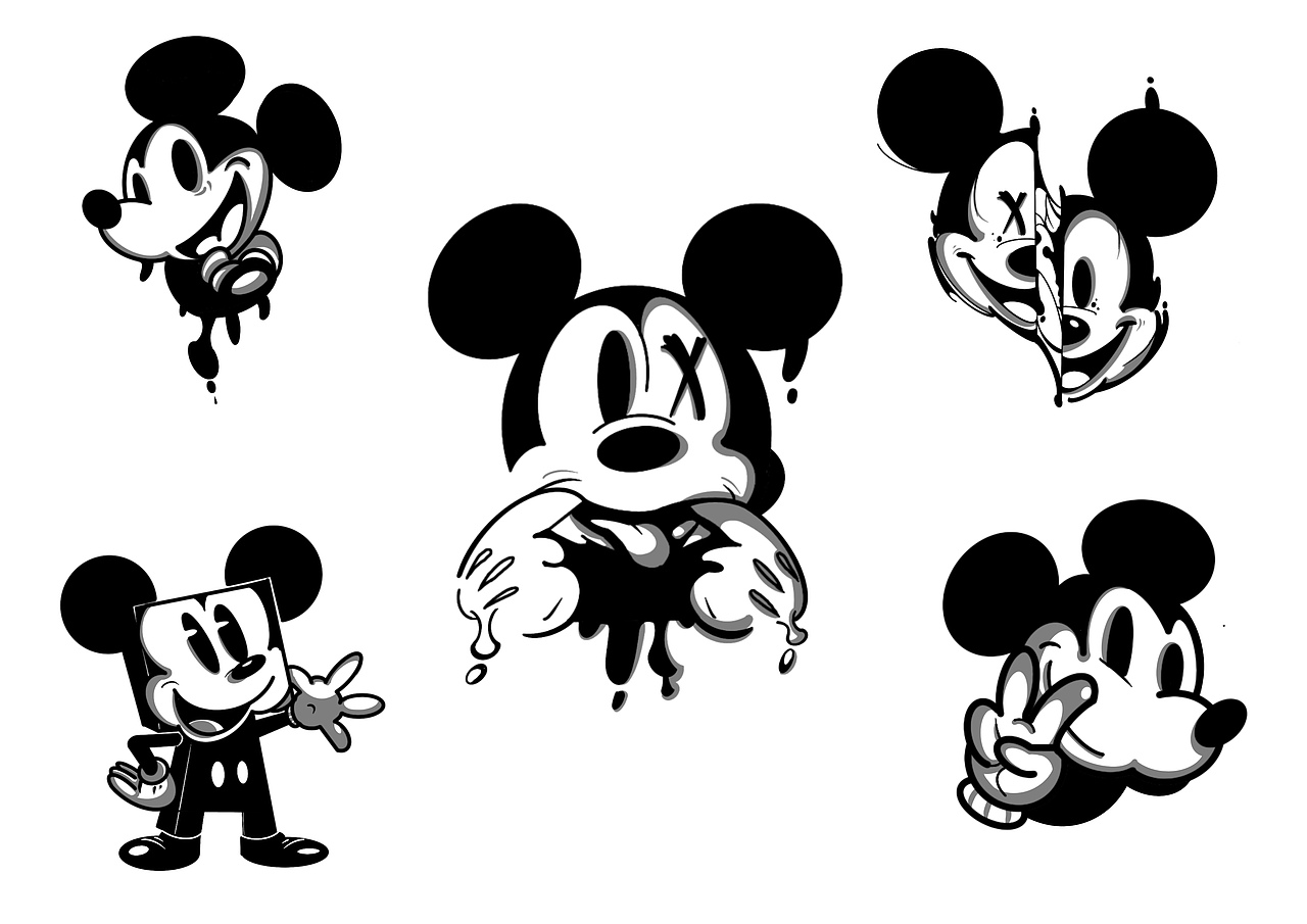 米奇涂鸦（图ZMjY5MjMzNDgw） - 图案 - 站酷设计师魏Zi凯原创素材 - 站酷ZCOOL