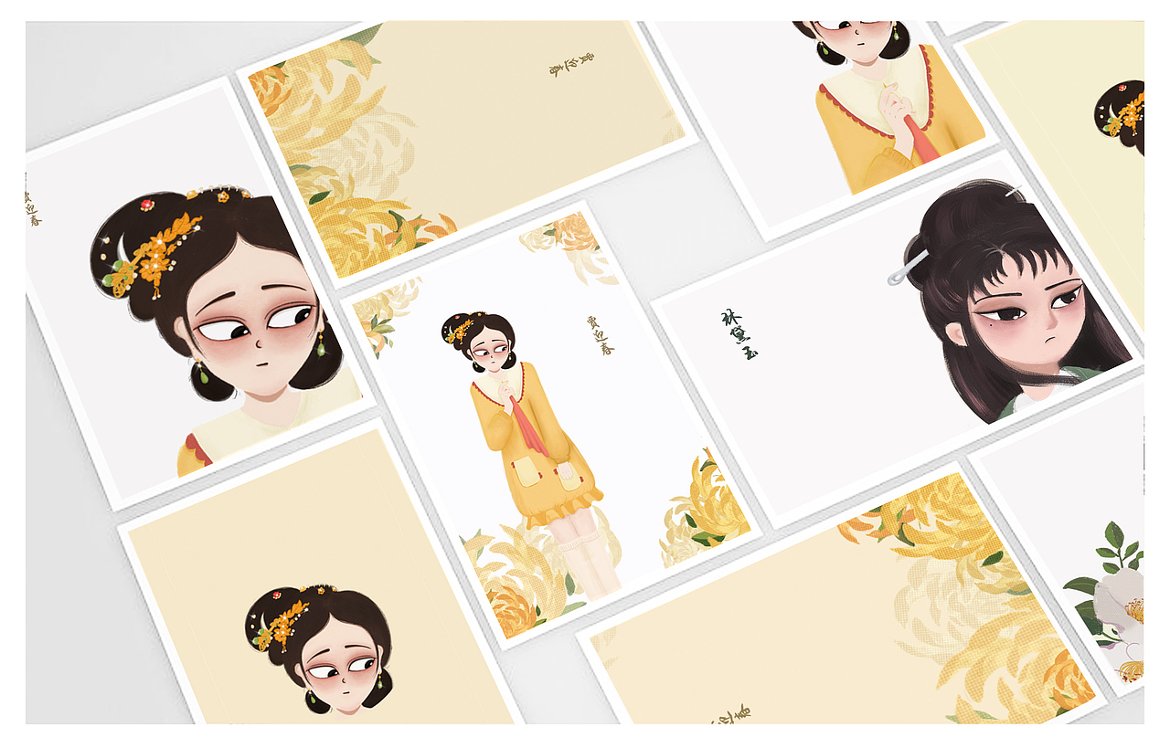 毕业设计 红楼梦 十二金钗 文创产品设计（图ZMjA1NzA4NzEy） - 宣传物料 - 站酷设计师半颗布丁原创素材 - 站酷ZCOOL