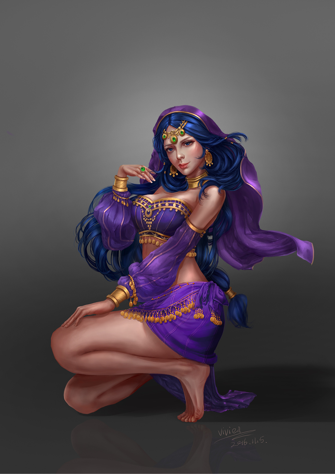 舞娘【原创】|插画|商业插画|vivien678 - 原创作品 - 站酷 (zcool)