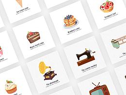 日常練習(xí)小圖/茶飲/甜品/動(dòng)物