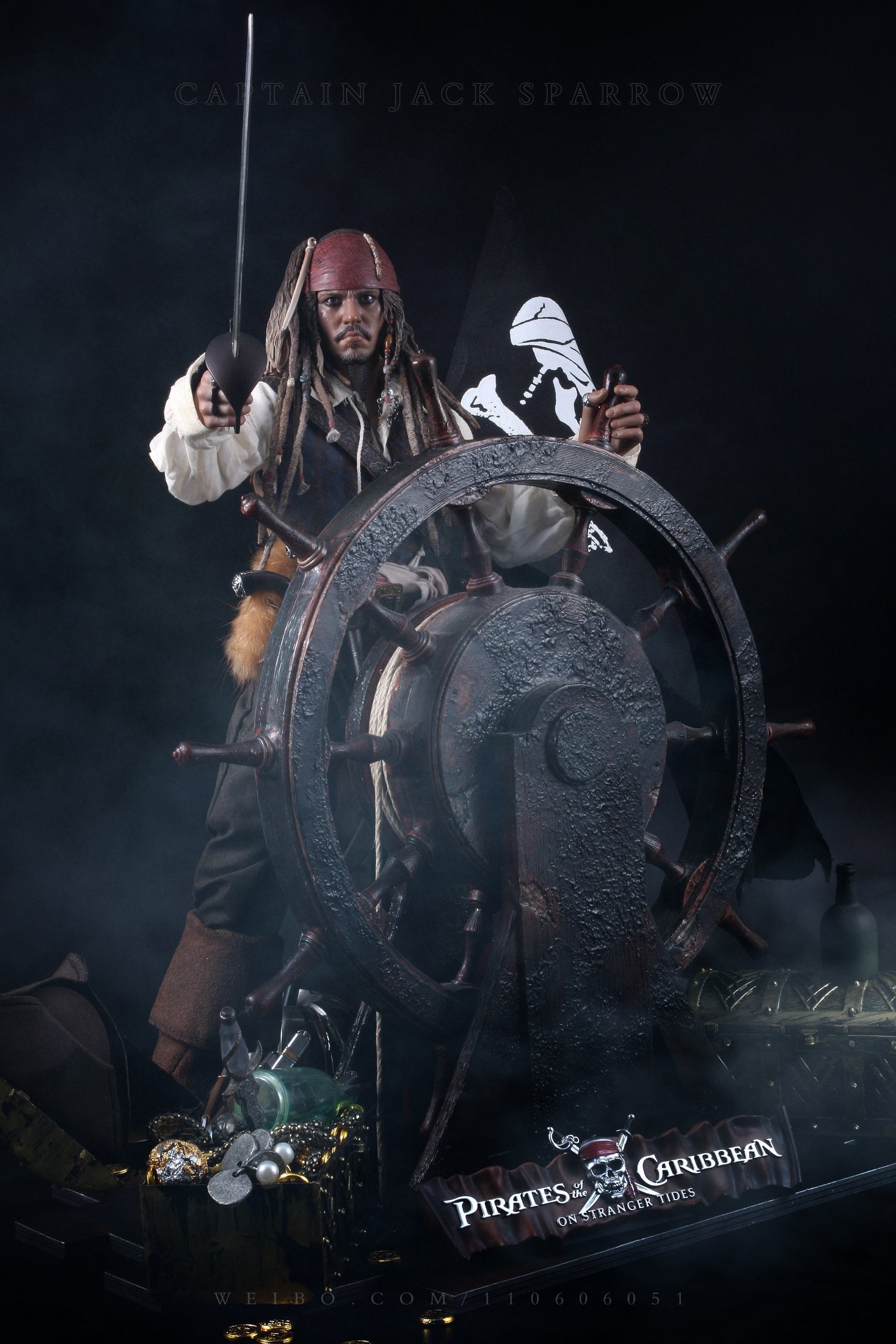 hottoys DX06 加勒比海盗 杰克斯派洛船长 |摄影|产品摄影|眉间白火TAN - 原创作品 - 站酷 (ZCOOL)