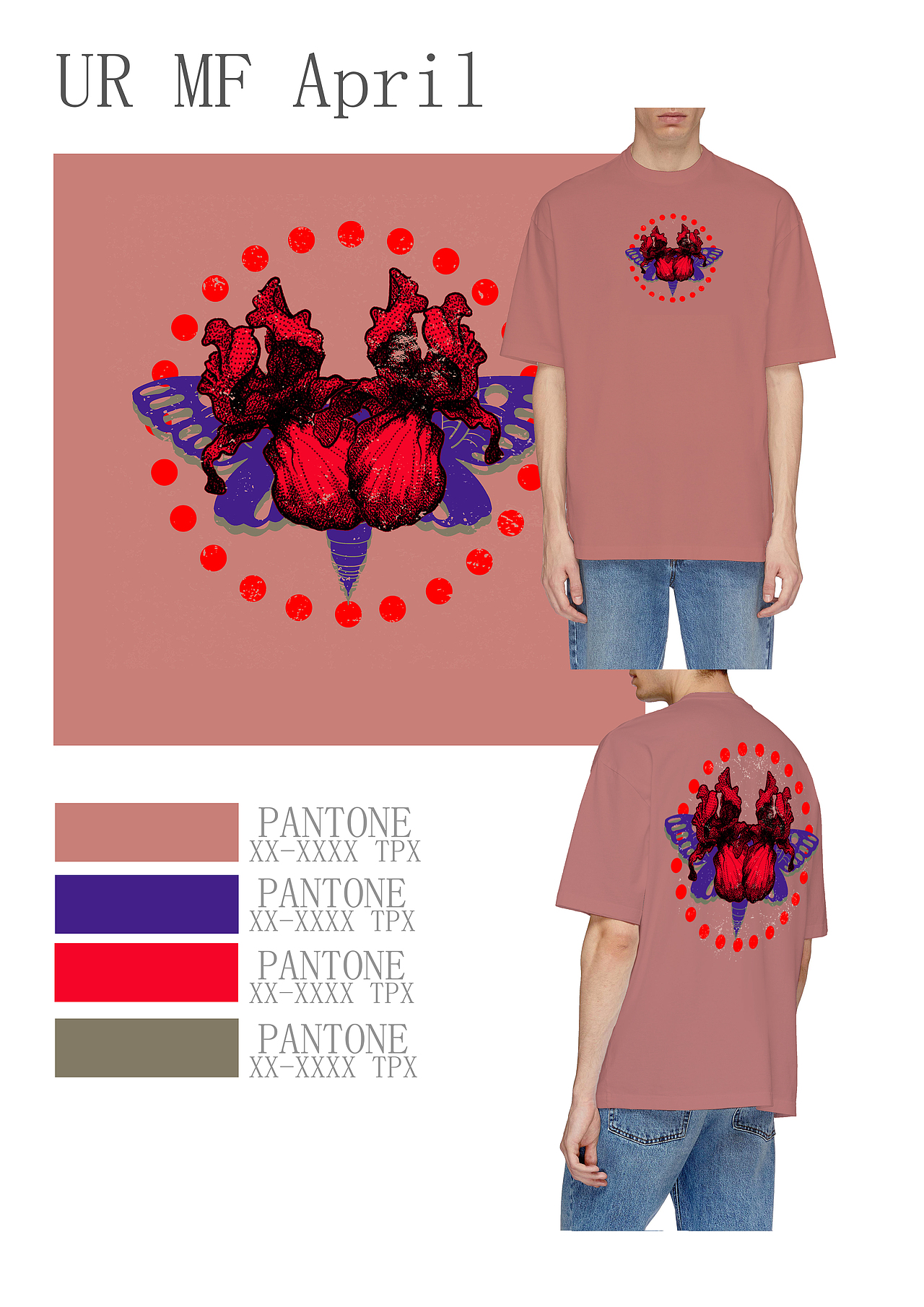 UR MEN 4月图案设计