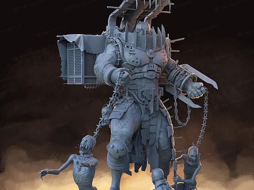 模型班线下17期学员巩东东作业-ZBrush雕刻