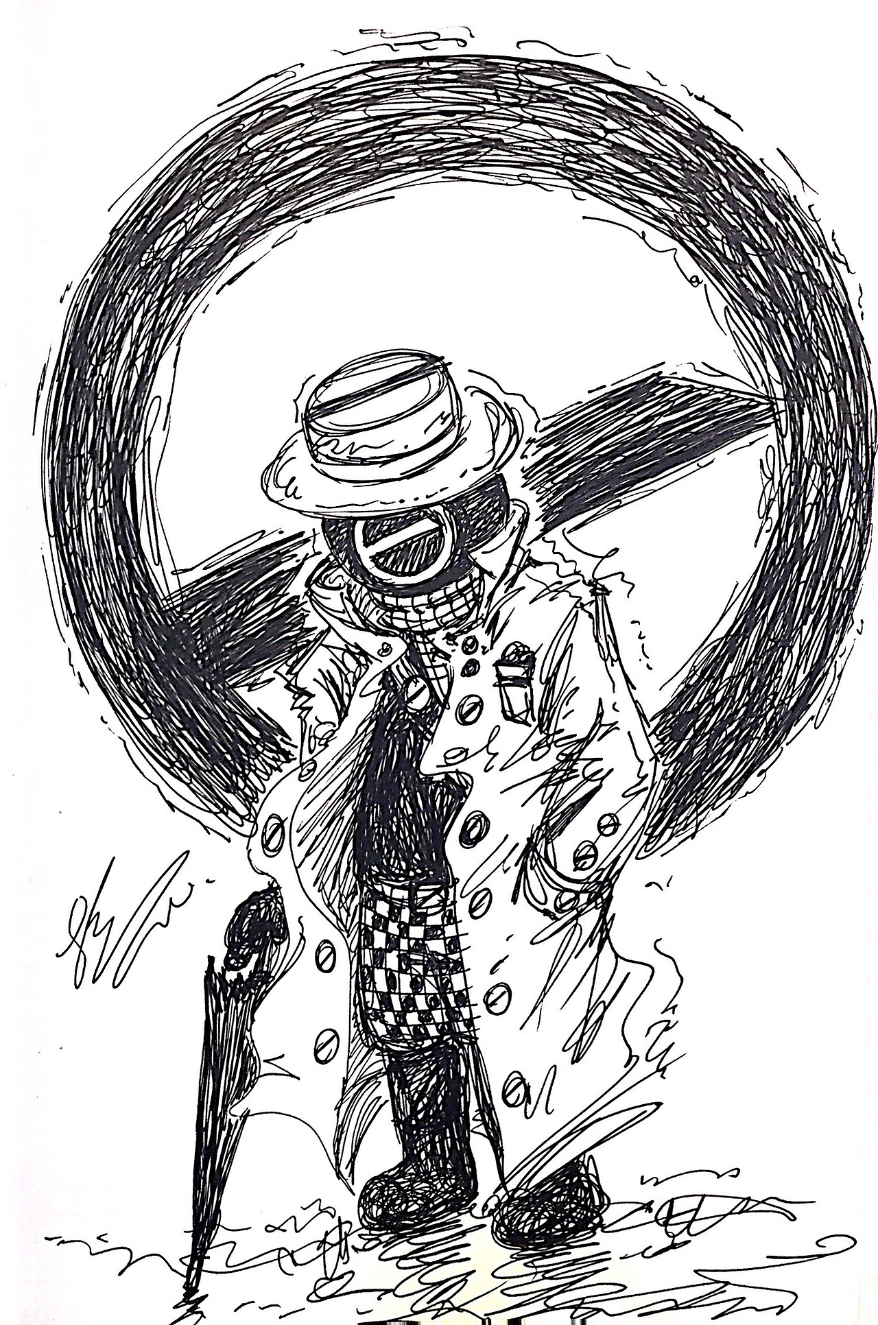 SCREW黑白手绘稿合集