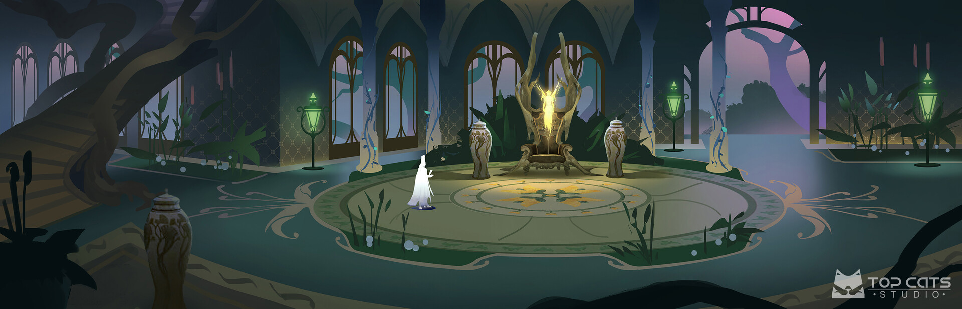 菊之镇与皇宫横板概念