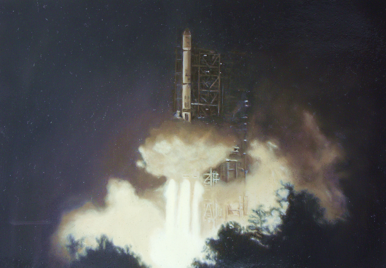 《。》系列 2014年 纸本油画 29.5x21cm