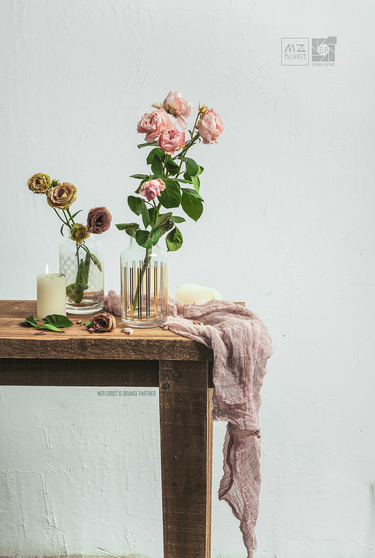 静物摄影:花艺组合/桔伴视觉