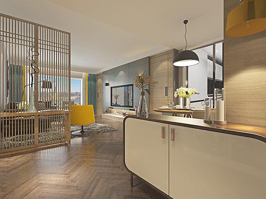 东润泰和现代风格166平（个人主页-ZMjQzOTYzODA=） - 家装设计 - 站酷设计师东易日盛郑州原创素材 - 站酷ZCOOL