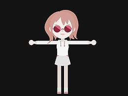 AE作品，人物動作