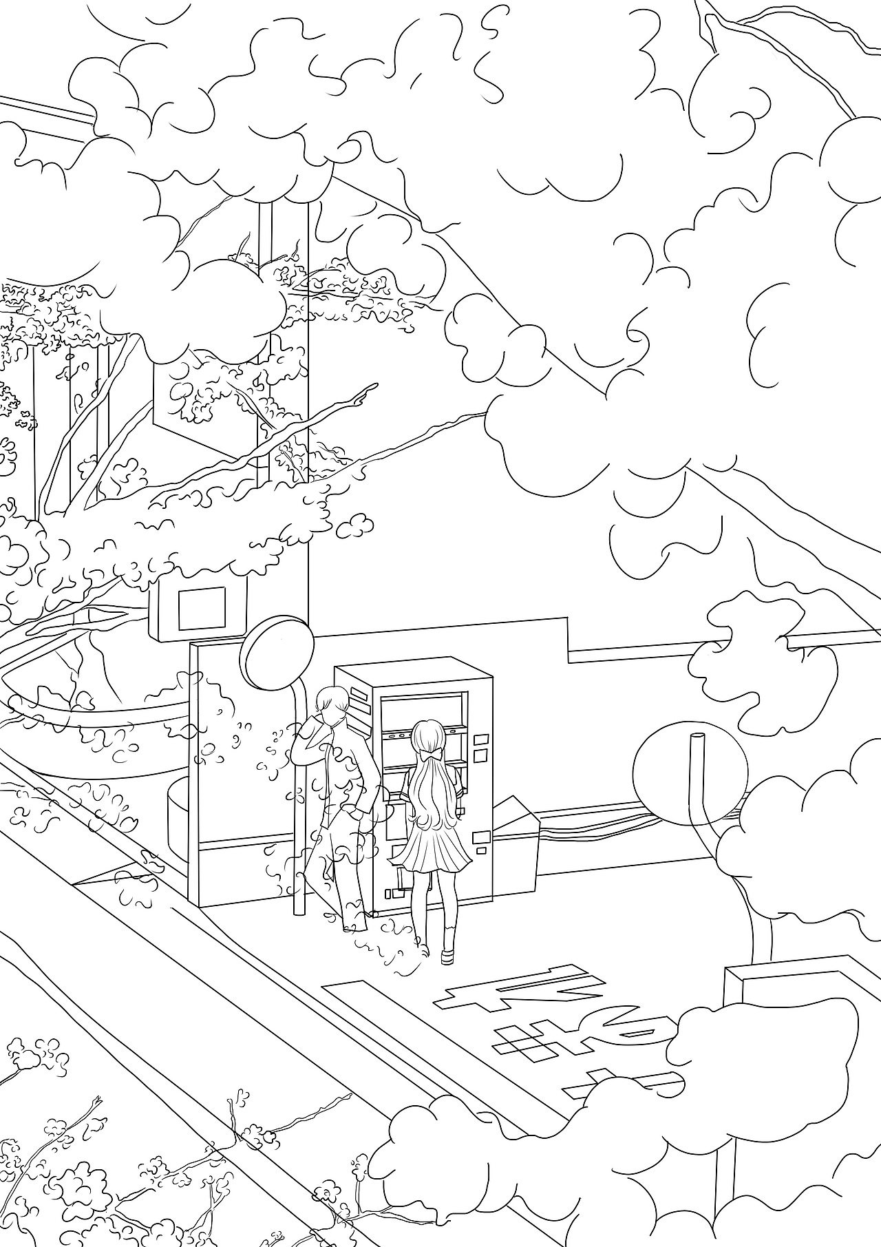 放学后|插画|创作习作|给你一jio_原创作品-站酷zcool