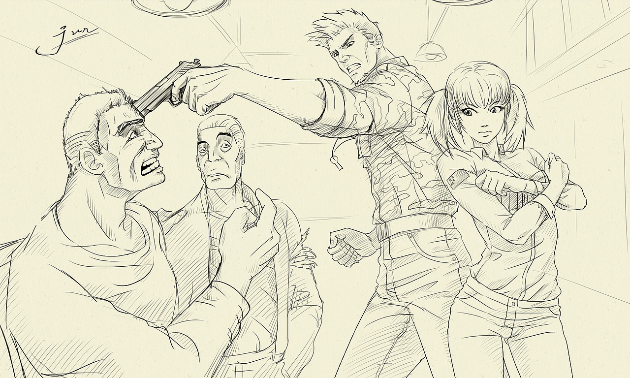 末日蟑螂小说插画习作4059章