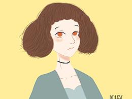 韩风插画小练习