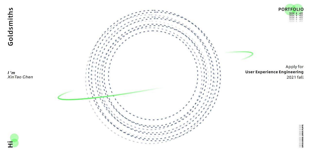用户体验设计工程 - 留学申请 - 作品集