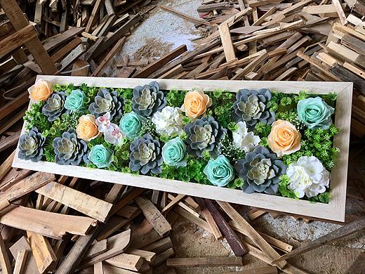 原创手工绿植装饰画